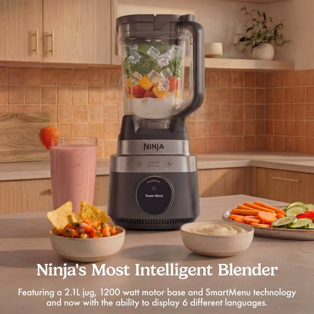Ninja Intelligent CrushBOSS Electric Blender LB201UKBK in Black – 2