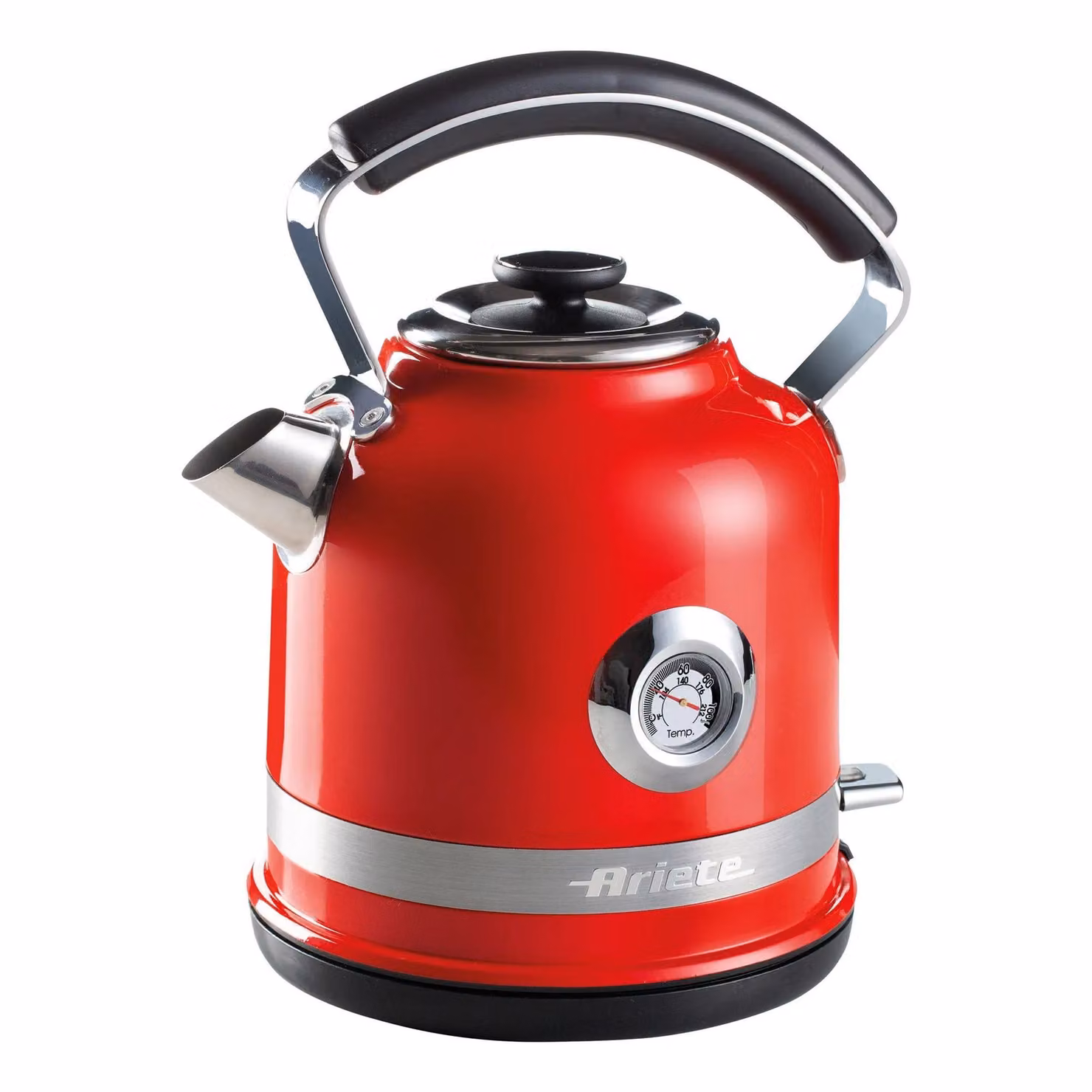 Ariete Red Cordless Electric Kettle with 1.7 l Capacity and Stainless Steel Design – 4