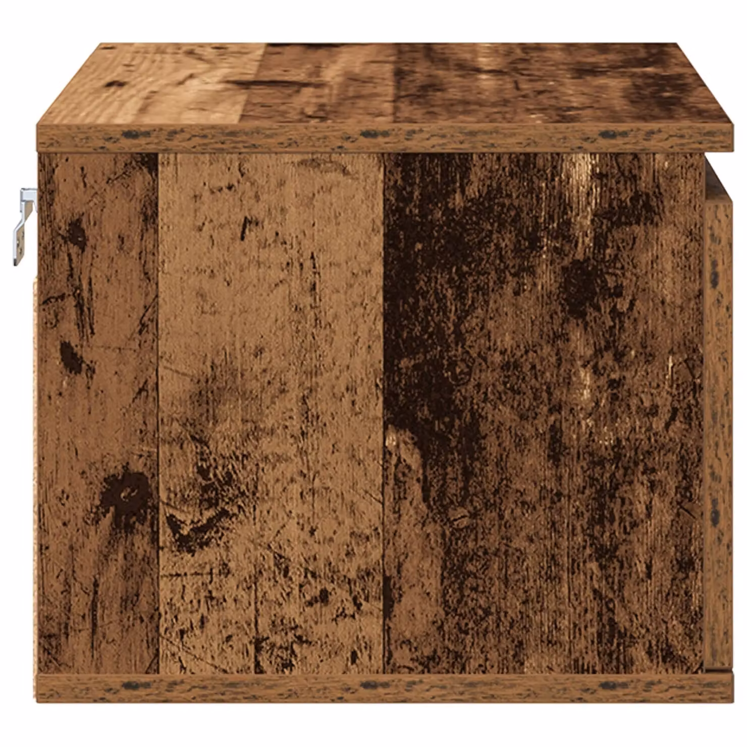 Berkfield Home Set of 2 Wall-Mounted Rustic Wood Bedside Cabinets with Integrated LED Lights in Brown – 5