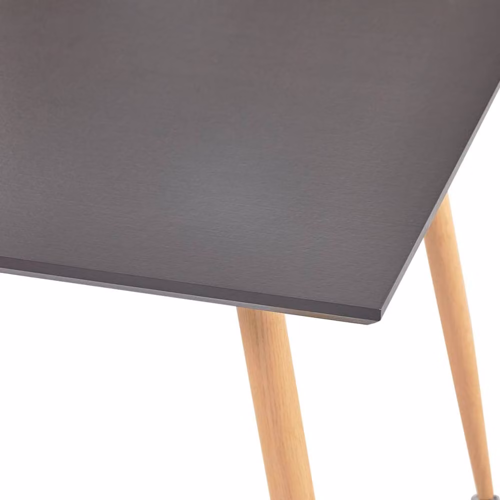 Berkfield Home Modern Square Dining Table in Grey and Oak, W/D/H: 80.5 x 80.5 x 73 cm – 2