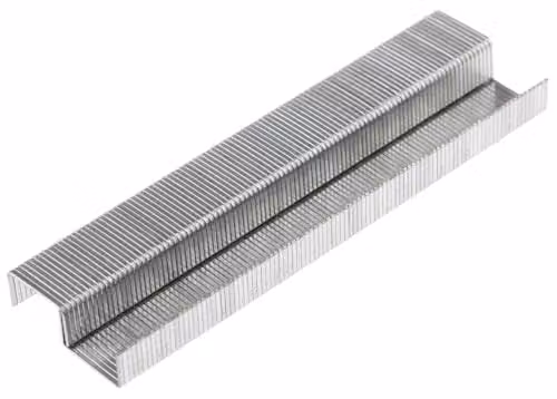 Stanley Light Duty Flat Wire Staples, 6mm, Silver, 1000 Pack
