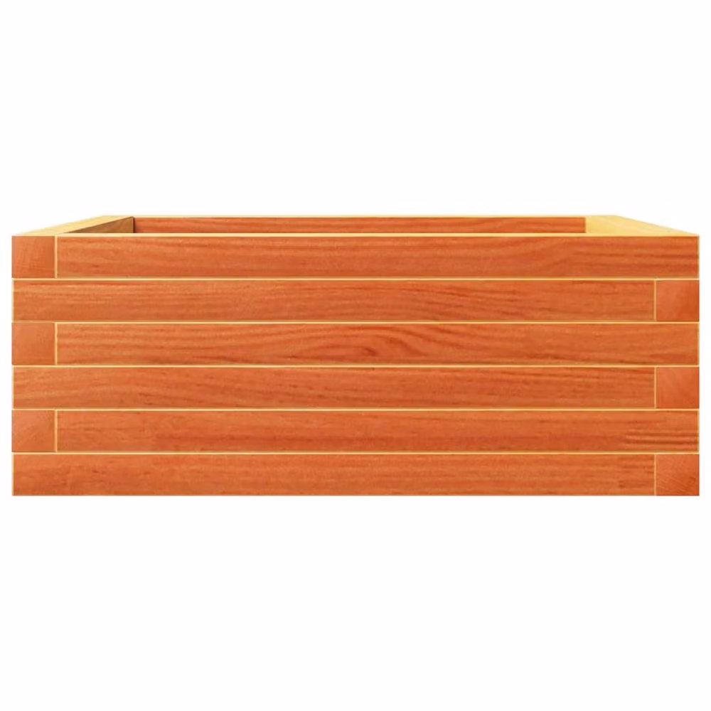 Berkfield Home Garden Planter in Brown Solid Wood, W/D/H: 60 x 60 x 23 cm – 2