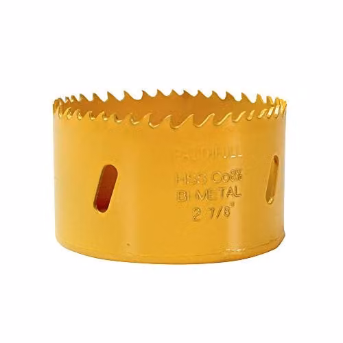 Faithfull Bi-Metal Cobalt Hole Saw in Yellow, 76mm
