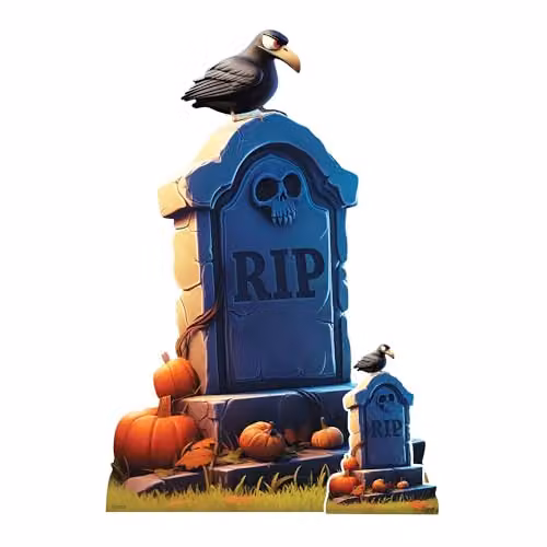 Star Cutouts SC4476 Cartoon Tombstone Cardboard Cutout for Halloween Parties