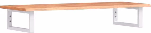 Berkfield Home Wall Mounted Basin Shelf in Brown Oak and Steel