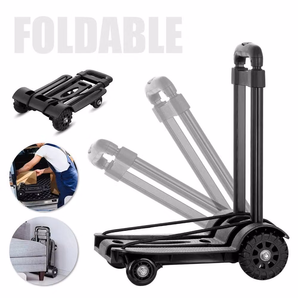 SPETLEK Heavy Duty Folding Sack Truck in Black, 35kg Load Capacity – 3