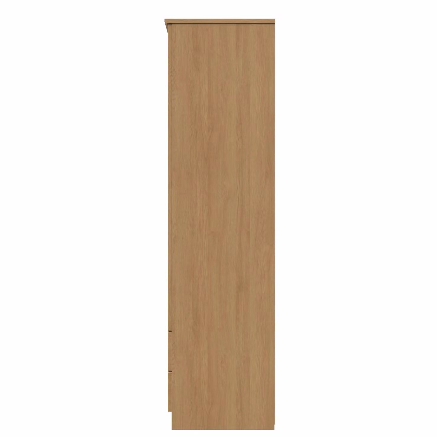 2 U Holborn Ready Assembled Tall Triple Plain Wardrobe with Drawer in Brown – 2