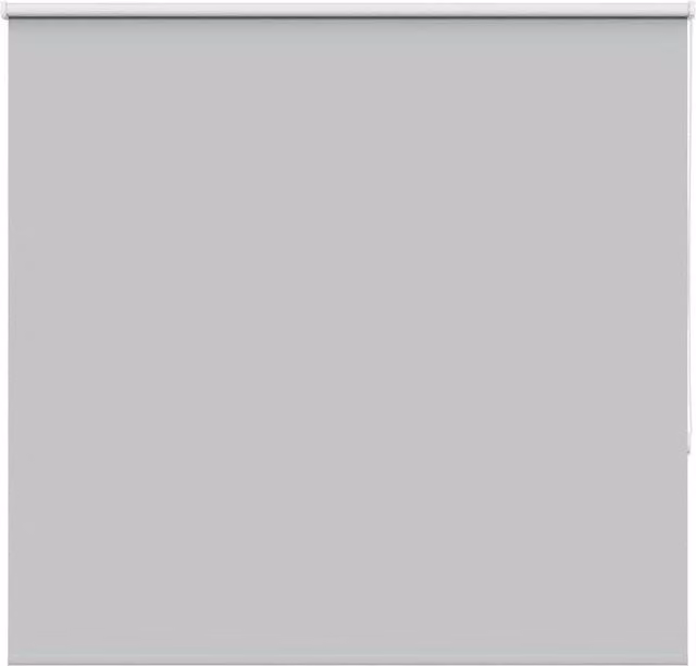 Berkfield Home Blackout Roller Blind in Light Grey, Thermal Insulating Polyester, W: 160 cm, H: 175 cm