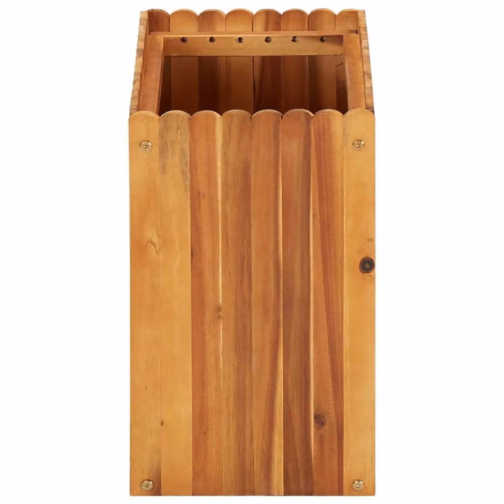 Berkfield Home Garden Raised Bed in Brown Solid Acacia Wood, W/D/H: 50 x 30 x 50 cm – 2