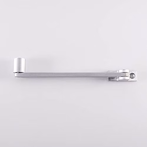 Loops Roller Arm Window Stay in Satin Chrome with 138mm Arm Length