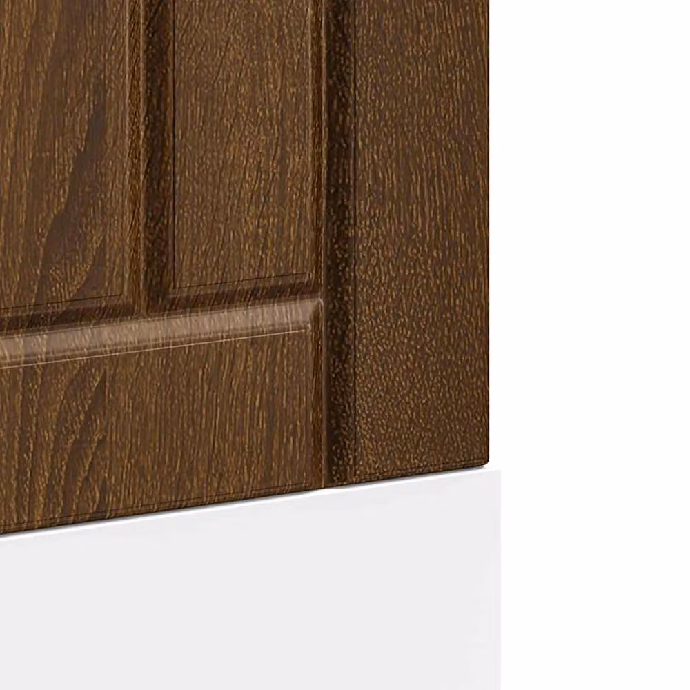 Berkfield Home Lucca Dishwasher Panel in Brown Oak Engineered Wood – 3