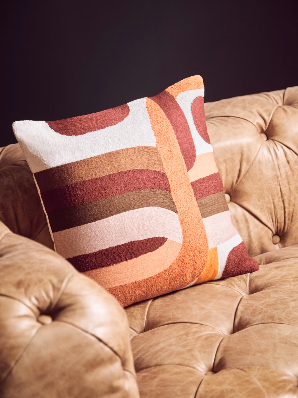 Orsina Bosie Ozella Multicolour Graphic Square Cotton Cushion – 2