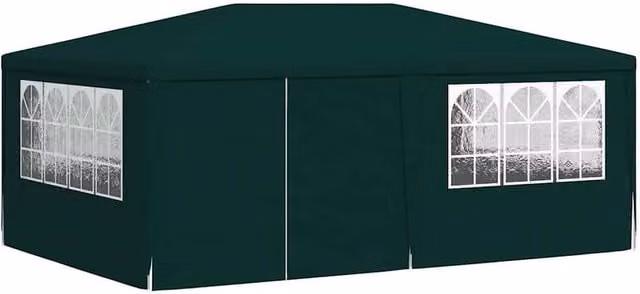 Berkfield Home Professional Party Tent with Side Walls, Green, W: 6 m, D: 4 m, H: 2.75 m – 1