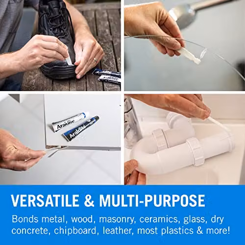 Araldite Standard 2-Part Epoxy Resin Glue, Solvent-Free Multipurpose Adhesive, 15ml – 2