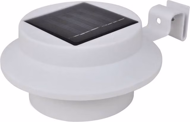 Berkfield Home 12 Piece Solar LED Outdoor Fence Lamps in White – 1