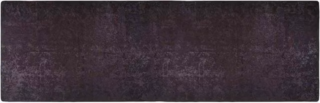 Berkfield Home Washable Anti Slip Rug in Anthracite W: 80 cm, L: 300 cm