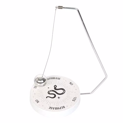 Something Different Wholesale Mystic Snake Decision Maker Silver Metal Spherical Pendulum Desk Tool – 1
