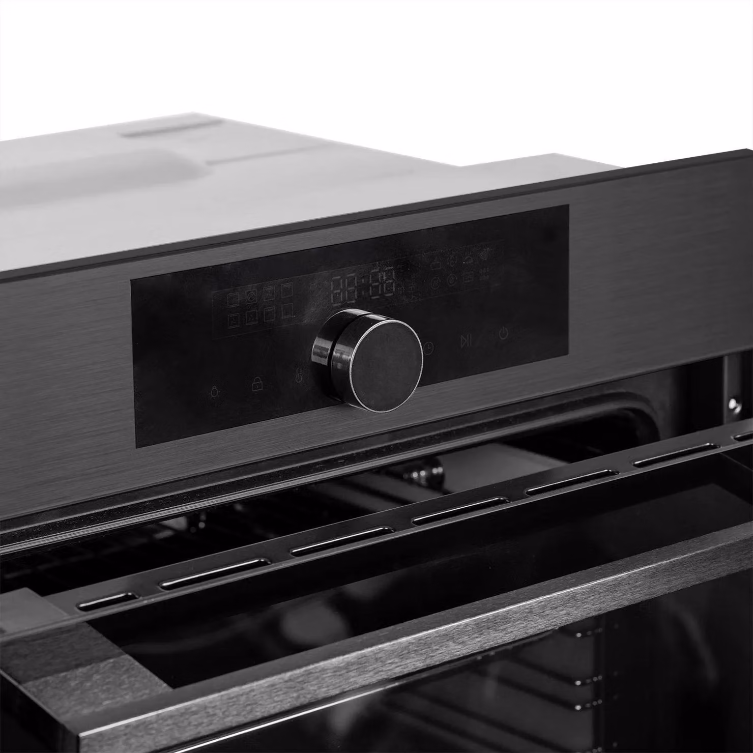 SIA BIPO76GM Single Electric Fan Oven in Black and Stainless Steel with LED Display – 5