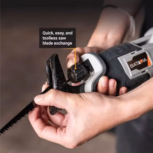 Batavia MAXXPACK 18V Reciprocating Saw Bare Unit, Grey – 4