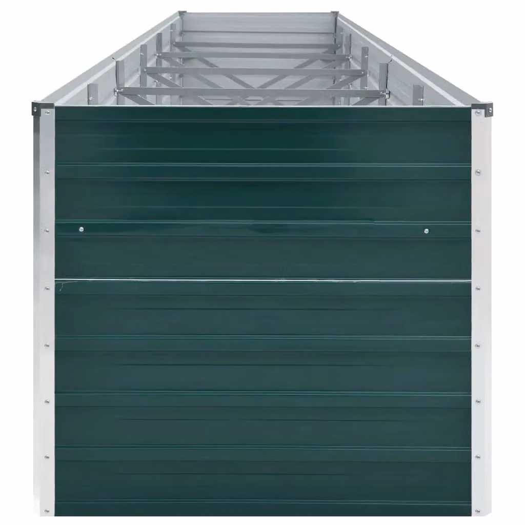 Berkfield Home Garden Galvanised Steel Raised Bed in Green, W/D/H: 480 x 80 x 77 cm – 3