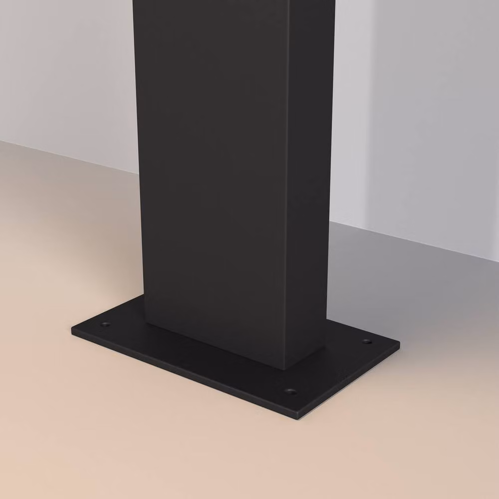 Maytoni Paso LED Outdoor Bollard Light in Black with 3000K Warm White Light, IP54 Rated – 2