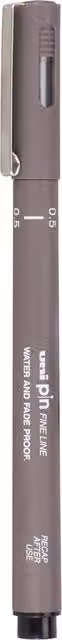 Uniball Fineliner Drawing Pen in Grey