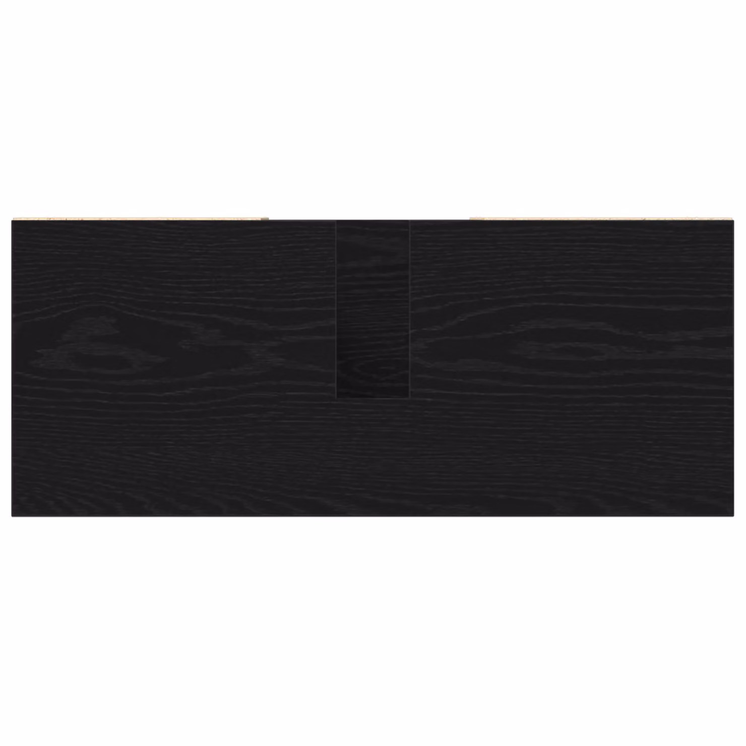 Berkfield Home Black Oak MDF Bathroom Vanity Unit with Sliding Doors and Internal Shelves – 6