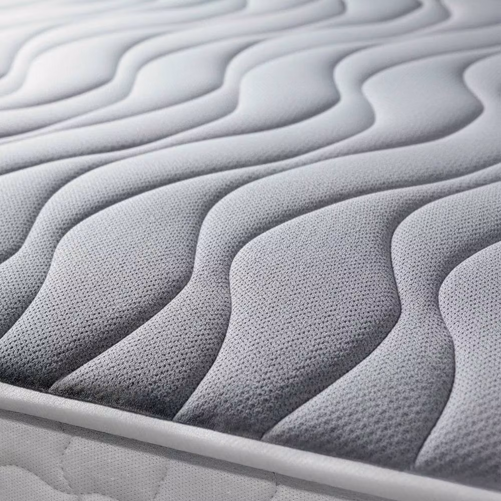 White Stone 9-Zone Hypoallergenic Memory Foam Mattress in White and Grey, Height: 20 cm, Size: EU Double – 2