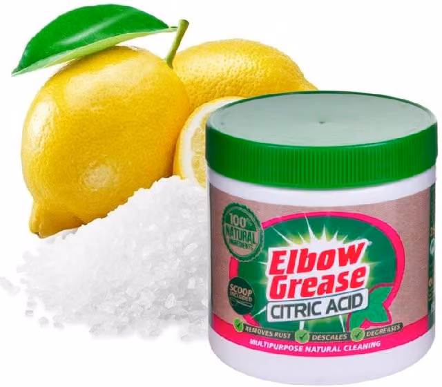 Elbow Grease Citric Acid Limescale Remover and Multipurpose Degreaser Cleaner, 250g