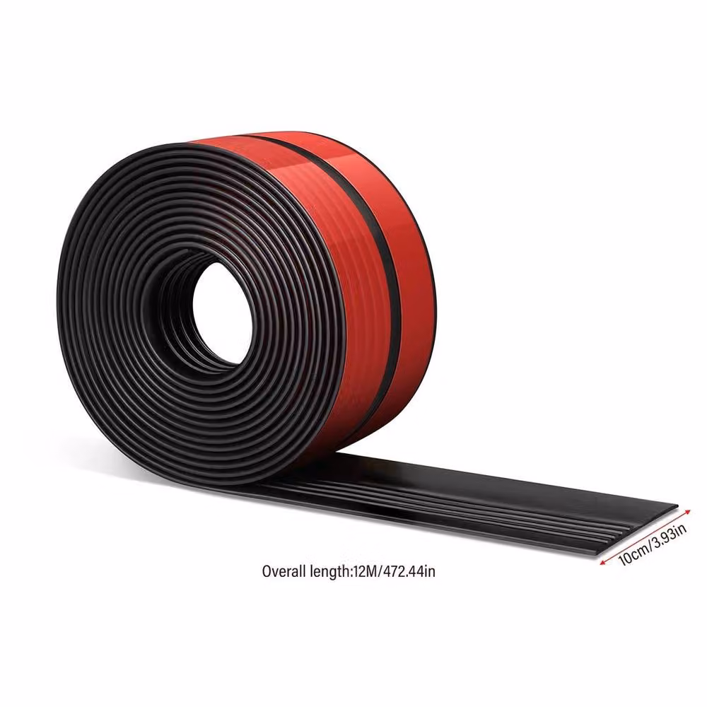 PAWNORA Black Anti Slip PVC Stair Nosing Step Edge Trim – 2