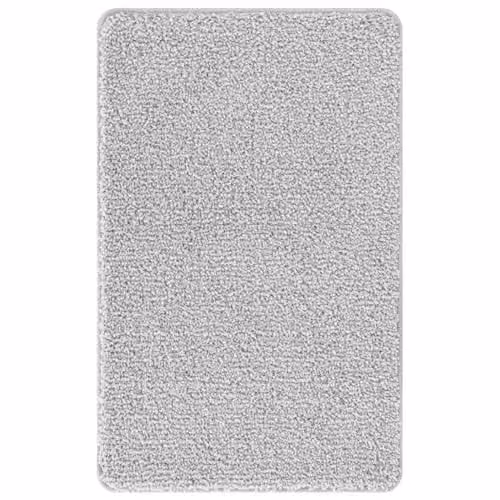 vidaXL Anti-slip Grey Bath Mat, W: 60 cm, L: 90 cm