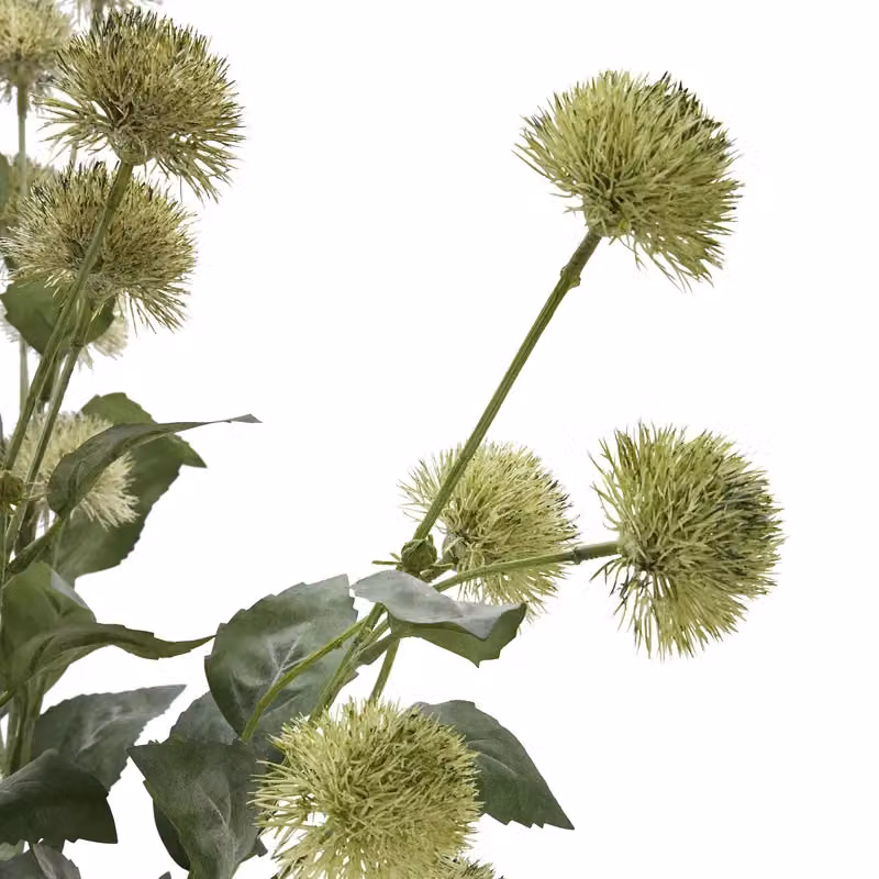 Love Lace Green Thistle Globe Stem Artificial Flower – 3