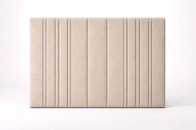 Paradise Beds Ltd Smart Screen Velvet Upholstered Smart TV Bed Frame in Light Pink, Size: Double (140 x 200 cm)