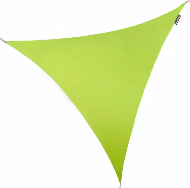 Kookaburra Water Resistant Triangle Sun Shade Sail in Green