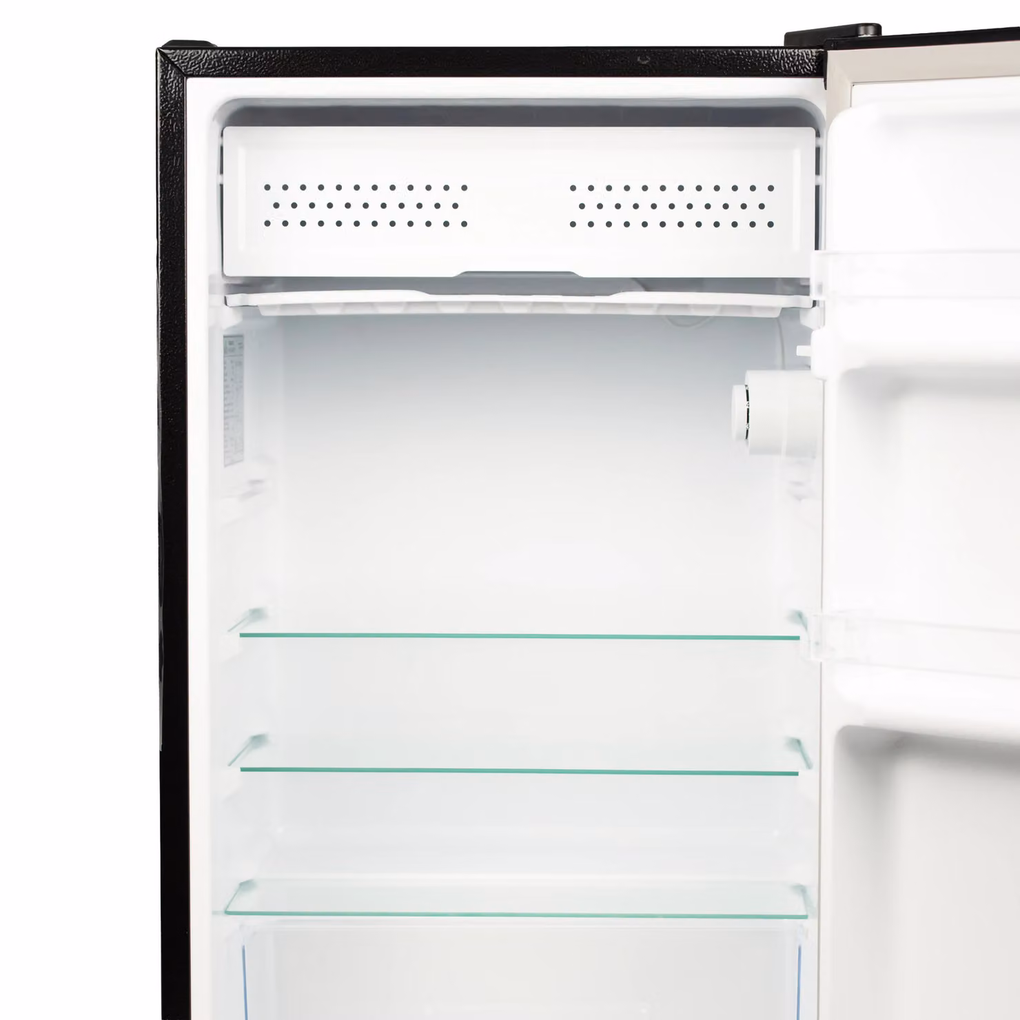Willow Black Freestanding Under Counter Larder Fridge with Chiller Box and Zero Degree Zone, W/D/H: 60 x 55 x 85 cm – 3