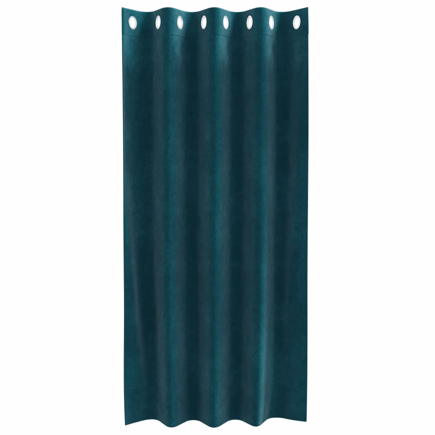 Berkfield Home Dark Green Velvet Blackout Curtains with Eyelets, 2 Pack – 3