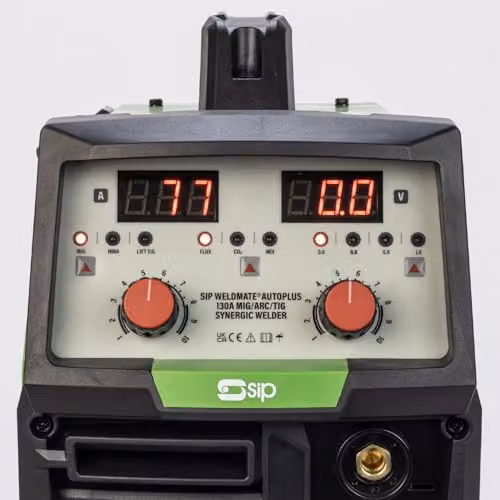 SIP Weldmate Autoplus 130A 3-in-1 MIG ARC TIG Synergic Inverter Welder, Green – 4