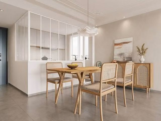 Vente-unique Corner Studio Glass Panelling in Powder-Coated Aluminium, White, H: 210 cm, W: 120 cm, D: 130 cm – 1