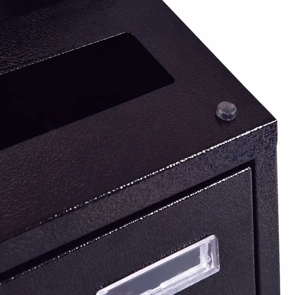 Havendro Wall Mounted Large Lockable Steel Outdoor Letterbox in Black – 5