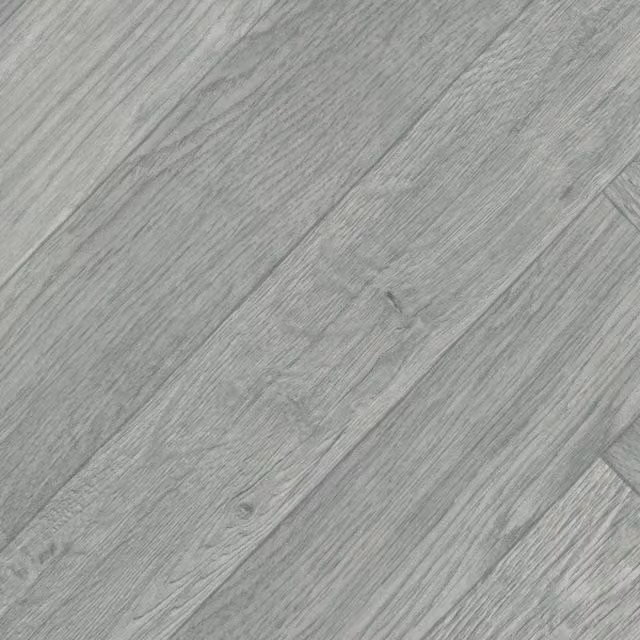IVC Grey Wood Effect Anti Slip Sheet Vinyl Flooring, W: 400 cm x D: 300 cm, Thickness: 2.0 mm
