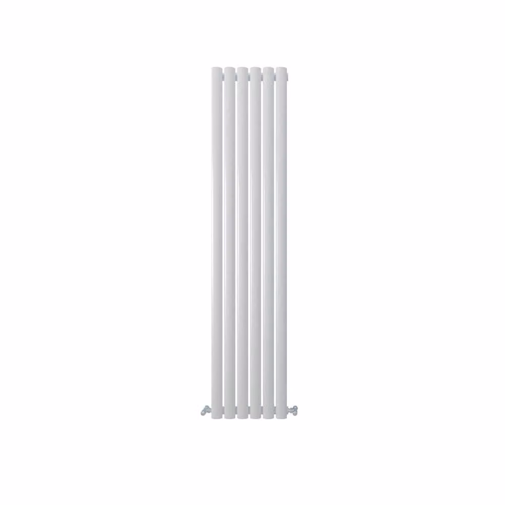 Banyetti Orva White Vertical Single Oval Column Radiator, H: 160 cm, W: 35.4 cm – 2
