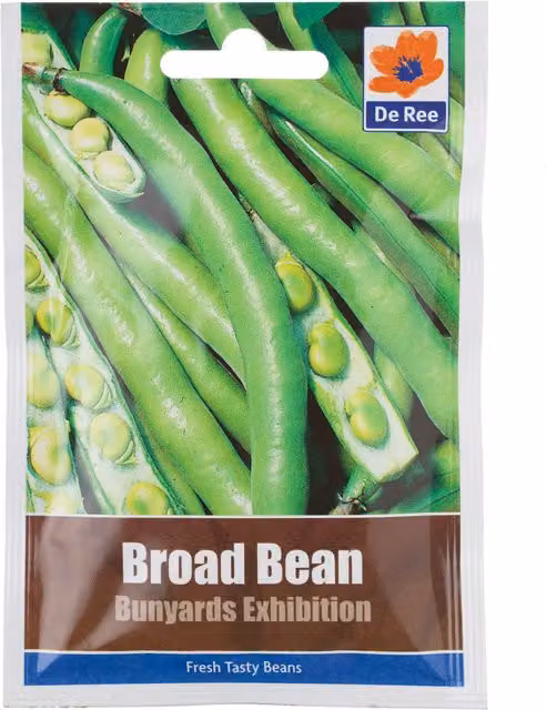 De Ree Bunyards Exhibition Broad Bean Vegetable Seeds