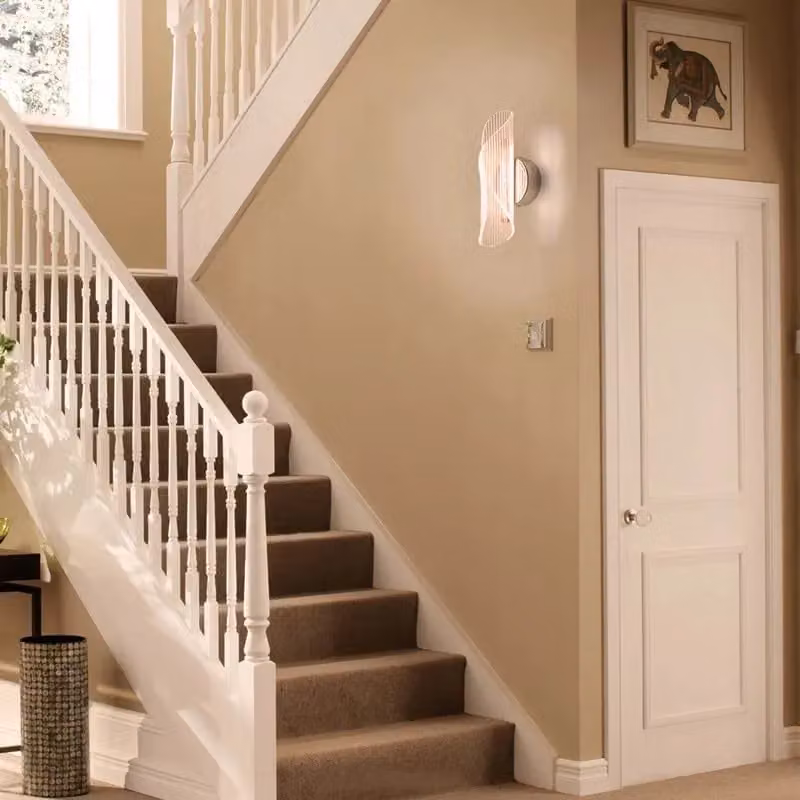 Pheashine Modern LED Curved Wall Light in Silver with 12W Up and Down Lighting and 3 Colour Temperatures – 2