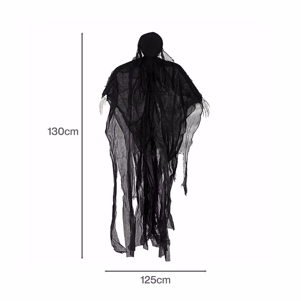 Yezi Black Grim Reaper Hanging Halloween Decoration, Height: 130 cm – 3