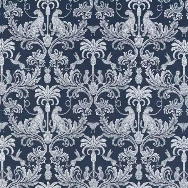 Terrys Pantera Fabric in Blue
