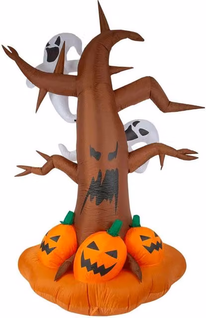 VFM e-Store Halloween Inflatable Haunted Tree Decoration in Brown and Multicolour