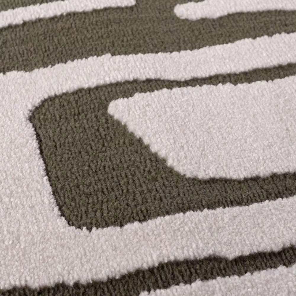 THE RUGS Loft Abstract Modern Soft Pile Area Rug, Green, W: 200 cm, D: 290 cm – 4