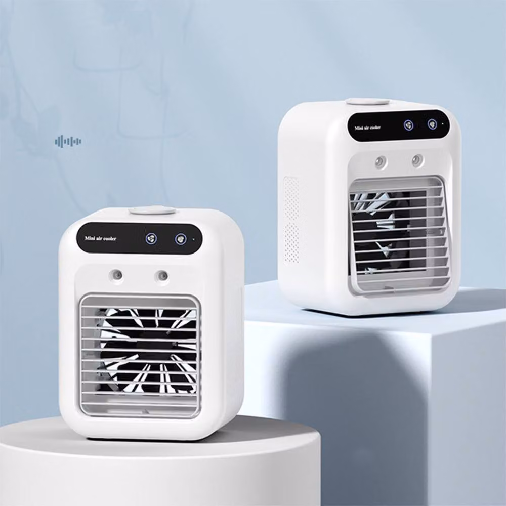Quipulse USB Powered Desktop Air Cooler with Mist Function in White – 4