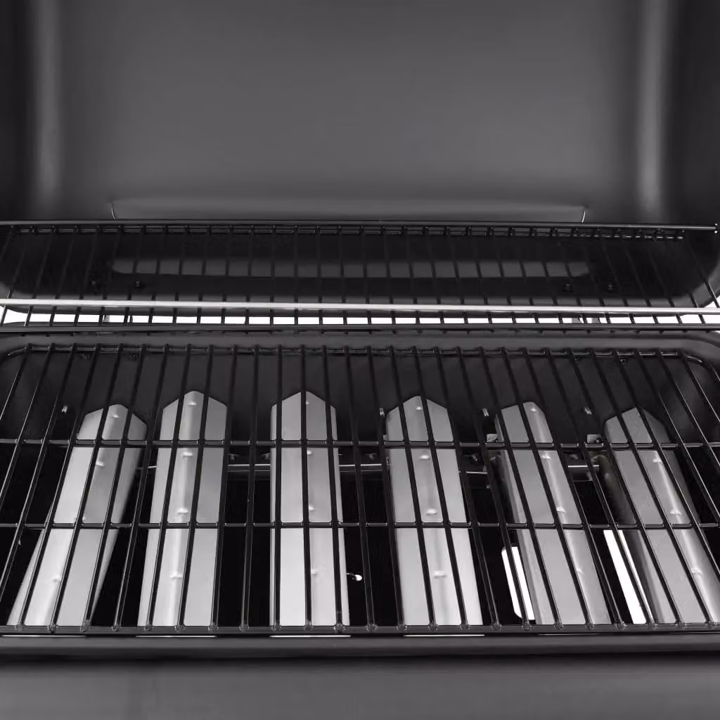 Berkfield Home 6 Burner Gas BBQ Grill with Cart and Thermometer, Black – 3