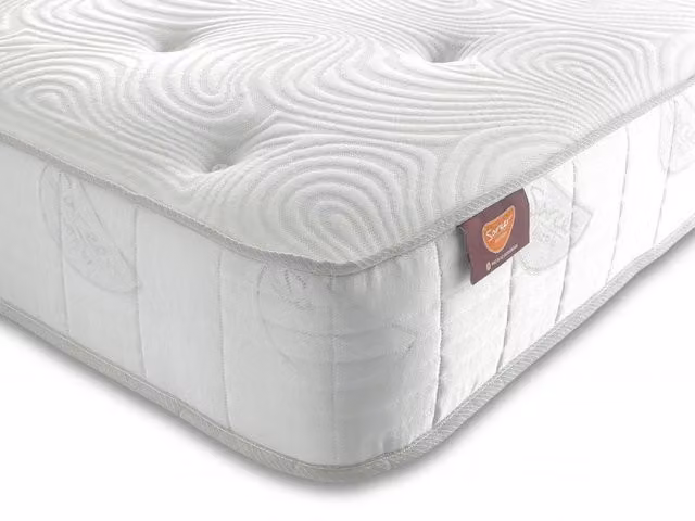 Sareer White Hybrid Latex Coil Mattress in a Box, 3ft Single, W/D/H: 90 x 190 cm